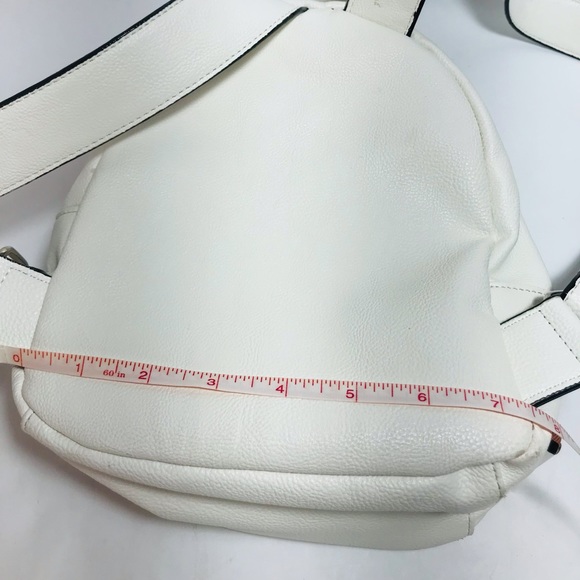 Betsey Johnson Small White Quilted Backpack - Picture 13 of 14